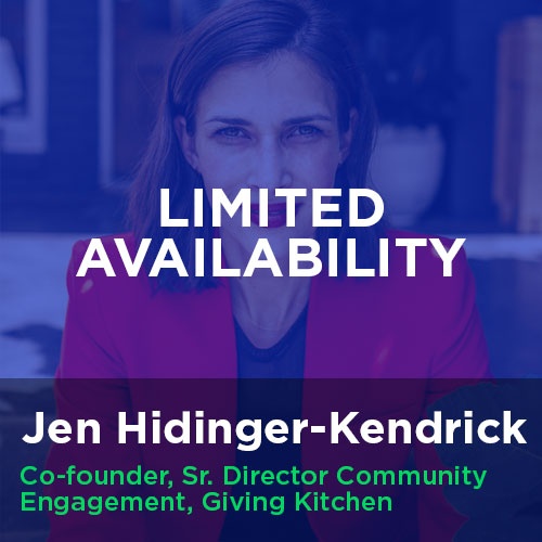 Jen Hidinger-Kendrick – From Tragedy to Triumph: How Giving Kitchen was Born
